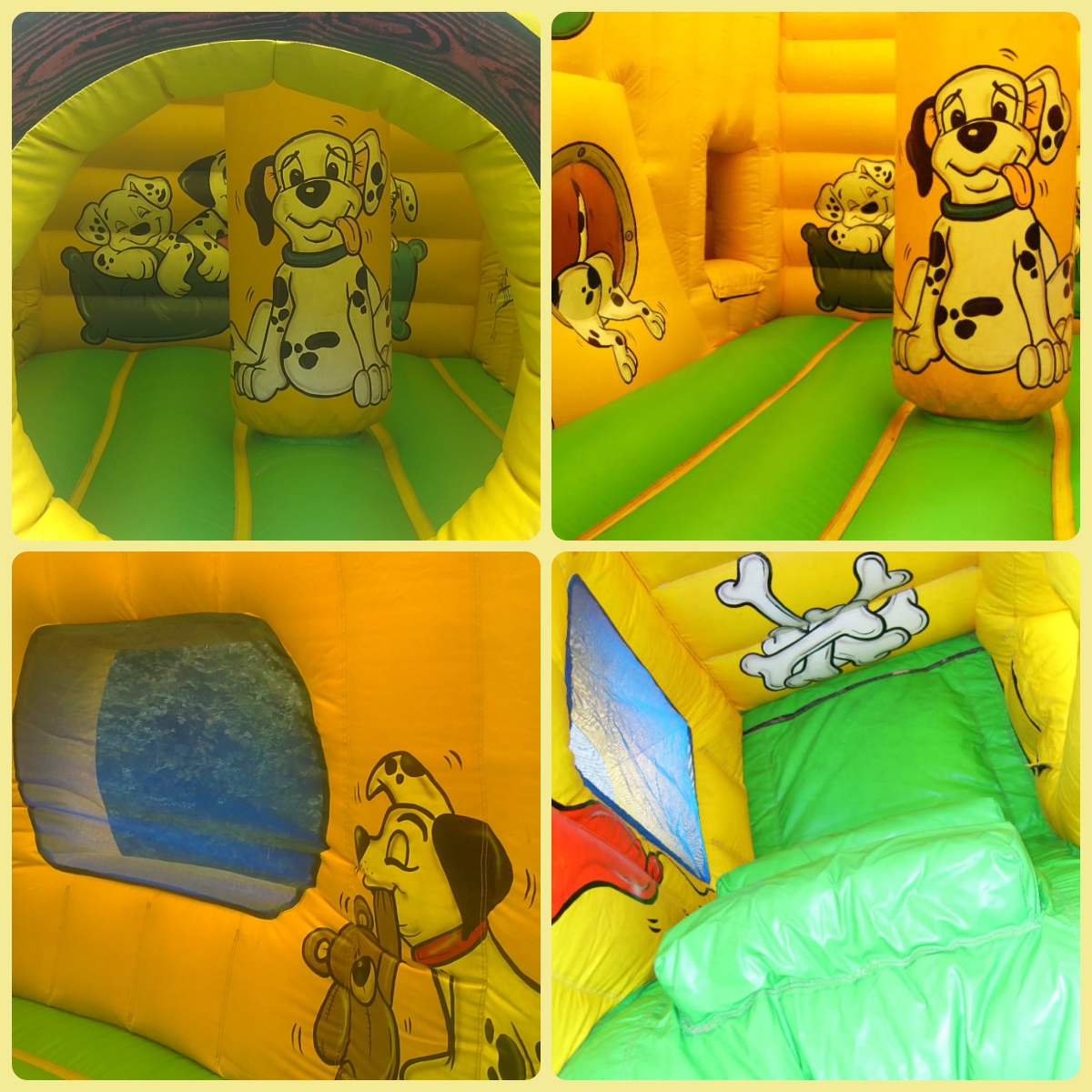 Dalmatians Bouncy Castle and Slide